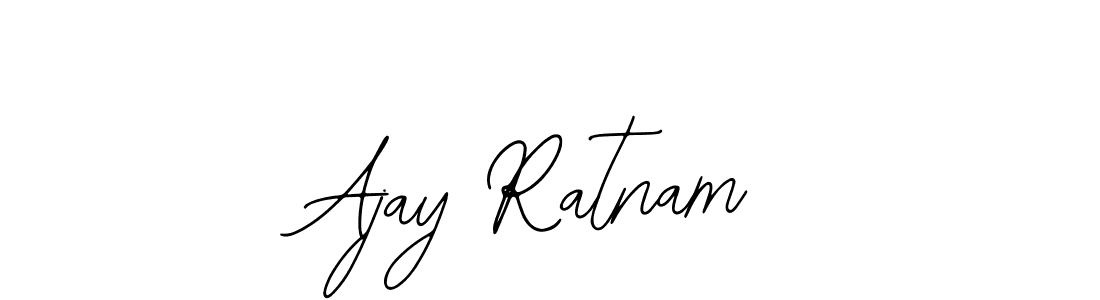 How to make Ajay Ratnam signature? Bearetta-2O07w is a professional autograph style. Create handwritten signature for Ajay Ratnam name. Ajay Ratnam signature style 12 images and pictures png
