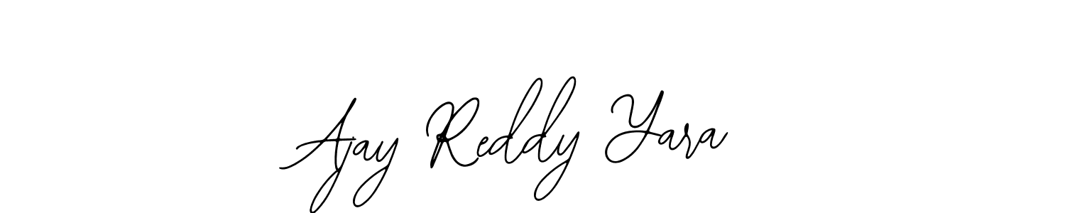 Make a beautiful signature design for name Ajay Reddy Yara. Use this online signature maker to create a handwritten signature for free. Ajay Reddy Yara signature style 12 images and pictures png