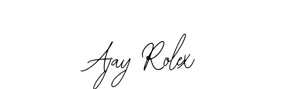 How to make Ajay Rolex signature? Bearetta-2O07w is a professional autograph style. Create handwritten signature for Ajay Rolex name. Ajay Rolex signature style 12 images and pictures png