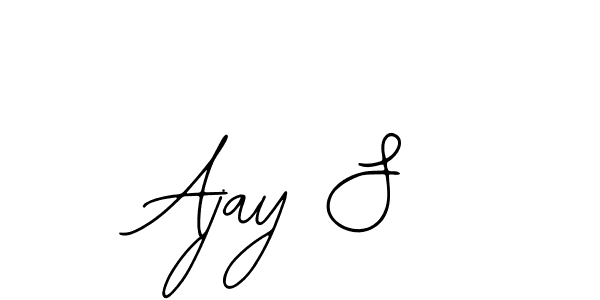 Also You can easily find your signature by using the search form. We will create Ajay S name handwritten signature images for you free of cost using Bearetta-2O07w sign style. Ajay S signature style 12 images and pictures png