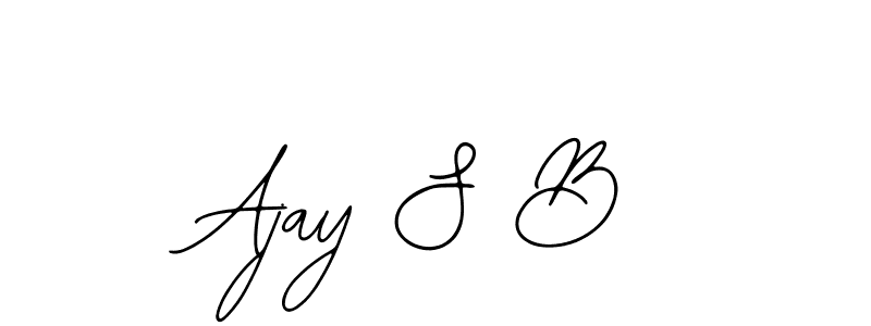 Ajay S B stylish signature style. Best Handwritten Sign (Bearetta-2O07w) for my name. Handwritten Signature Collection Ideas for my name Ajay S B. Ajay S B signature style 12 images and pictures png