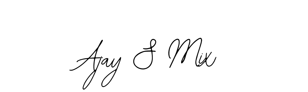 Use a signature maker to create a handwritten signature online. With this signature software, you can design (Bearetta-2O07w) your own signature for name Ajay S Mix. Ajay S Mix signature style 12 images and pictures png