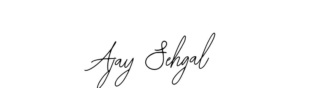 How to make Ajay Sehgal signature? Bearetta-2O07w is a professional autograph style. Create handwritten signature for Ajay Sehgal name. Ajay Sehgal signature style 12 images and pictures png