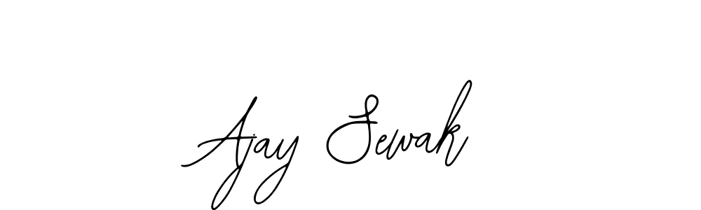 Use a signature maker to create a handwritten signature online. With this signature software, you can design (Bearetta-2O07w) your own signature for name Ajay Sewak. Ajay Sewak signature style 12 images and pictures png