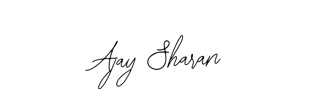 Bearetta-2O07w is a professional signature style that is perfect for those who want to add a touch of class to their signature. It is also a great choice for those who want to make their signature more unique. Get Ajay Sharan name to fancy signature for free. Ajay Sharan signature style 12 images and pictures png