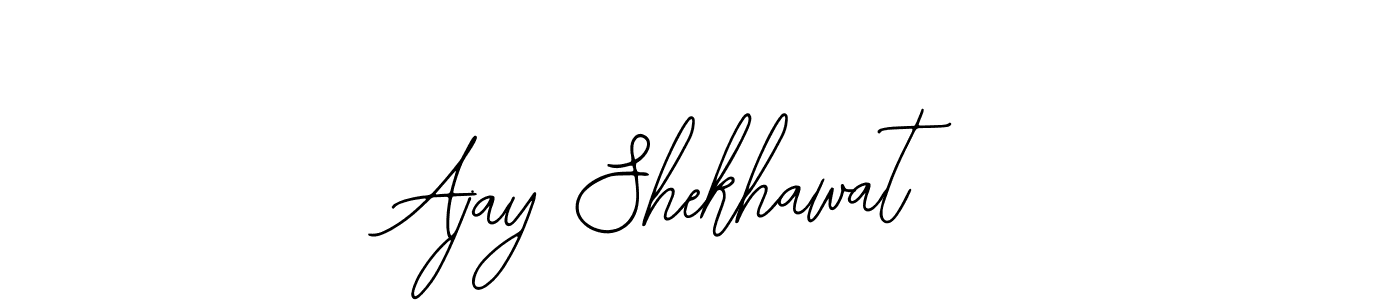 You should practise on your own different ways (Bearetta-2O07w) to write your name (Ajay Shekhawat) in signature. don't let someone else do it for you. Ajay Shekhawat signature style 12 images and pictures png