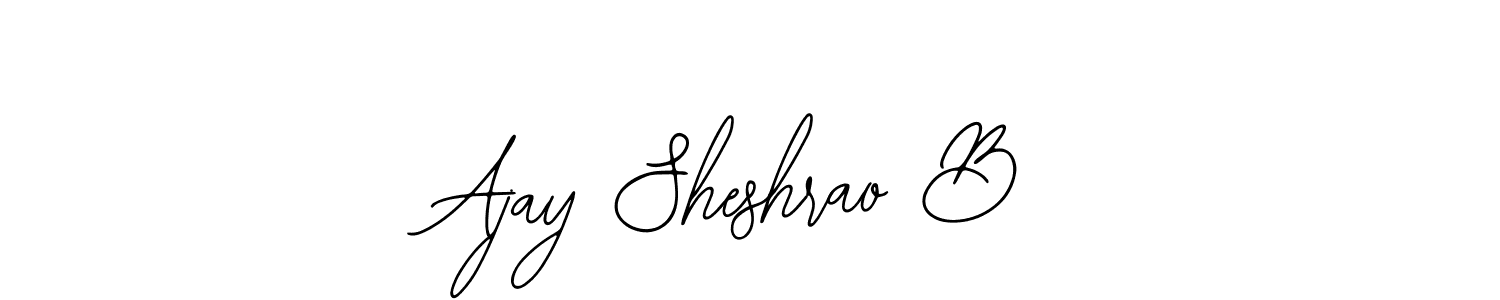 Use a signature maker to create a handwritten signature online. With this signature software, you can design (Bearetta-2O07w) your own signature for name Ajay Sheshrao B. Ajay Sheshrao B signature style 12 images and pictures png