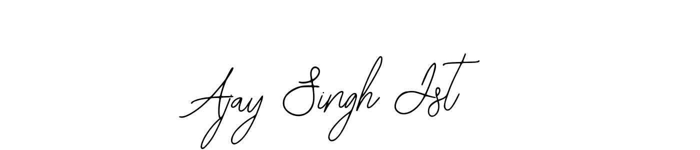 You should practise on your own different ways (Bearetta-2O07w) to write your name (Ajay Singh Jst) in signature. don't let someone else do it for you. Ajay Singh Jst signature style 12 images and pictures png