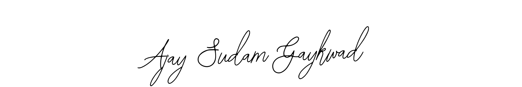 This is the best signature style for the Ajay Sudam Gaykwad name. Also you like these signature font (Bearetta-2O07w). Mix name signature. Ajay Sudam Gaykwad signature style 12 images and pictures png