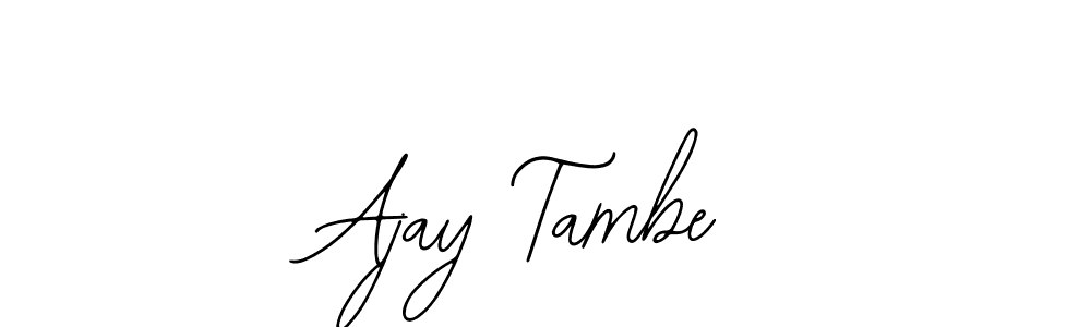 Make a beautiful signature design for name Ajay Tambe. Use this online signature maker to create a handwritten signature for free. Ajay Tambe signature style 12 images and pictures png