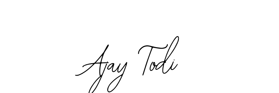 How to make Ajay Todi signature? Bearetta-2O07w is a professional autograph style. Create handwritten signature for Ajay Todi name. Ajay Todi signature style 12 images and pictures png