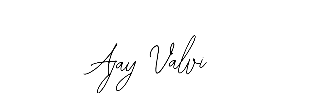 Use a signature maker to create a handwritten signature online. With this signature software, you can design (Bearetta-2O07w) your own signature for name Ajay Valvi. Ajay Valvi signature style 12 images and pictures png