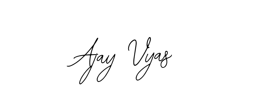 Ajay Vyas stylish signature style. Best Handwritten Sign (Bearetta-2O07w) for my name. Handwritten Signature Collection Ideas for my name Ajay Vyas. Ajay Vyas signature style 12 images and pictures png