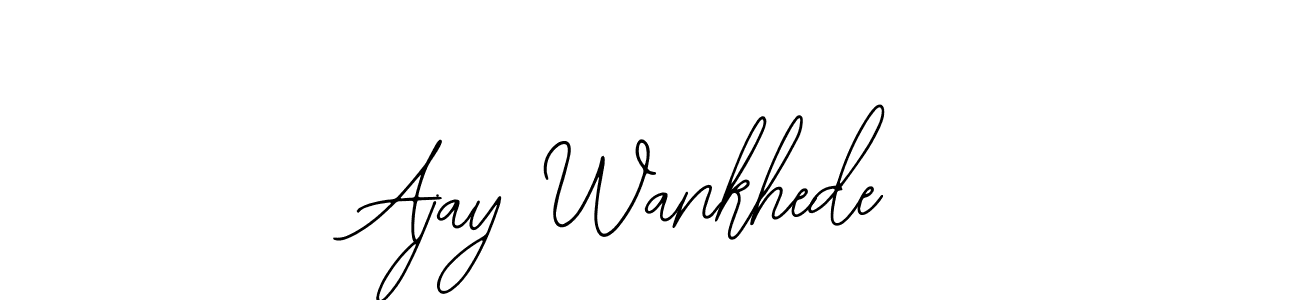 Make a beautiful signature design for name Ajay Wankhede. Use this online signature maker to create a handwritten signature for free. Ajay Wankhede signature style 12 images and pictures png