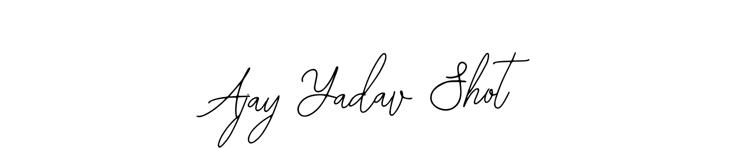 Also You can easily find your signature by using the search form. We will create Ajay Yadav Shot name handwritten signature images for you free of cost using Bearetta-2O07w sign style. Ajay Yadav Shot signature style 12 images and pictures png