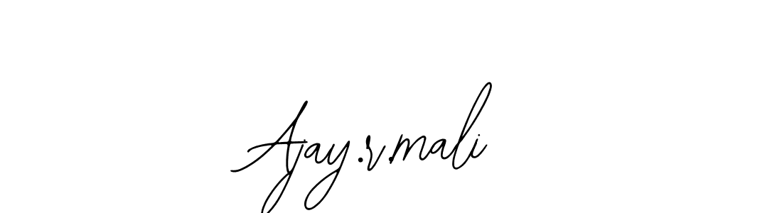 How to make Ajay.r.mali name signature. Use Bearetta-2O07w style for creating short signs online. This is the latest handwritten sign. Ajay.r.mali signature style 12 images and pictures png