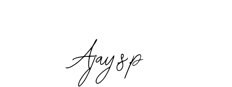 Design your own signature with our free online signature maker. With this signature software, you can create a handwritten (Bearetta-2O07w) signature for name Ajay.s.p. Ajay.s.p signature style 12 images and pictures png