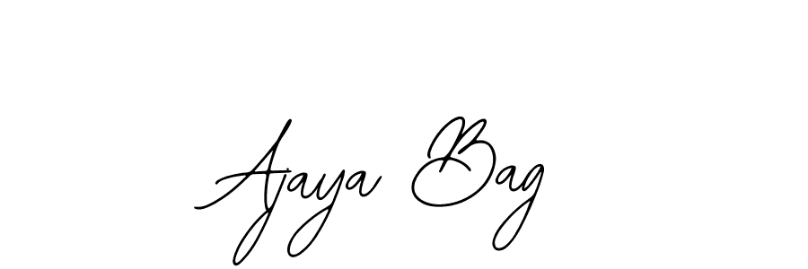 Ajaya Bag stylish signature style. Best Handwritten Sign (Bearetta-2O07w) for my name. Handwritten Signature Collection Ideas for my name Ajaya Bag. Ajaya Bag signature style 12 images and pictures png