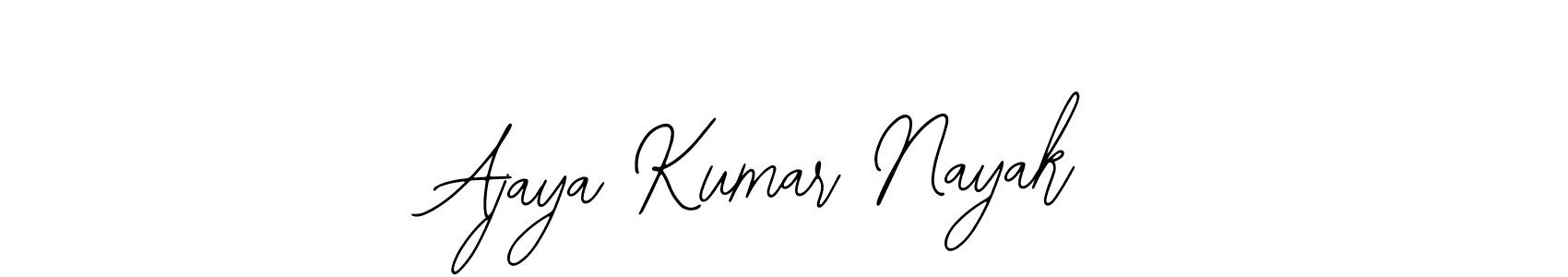 The best way (Bearetta-2O07w) to make a short signature is to pick only two or three words in your name. The name Ajaya Kumar Nayak include a total of six letters. For converting this name. Ajaya Kumar Nayak signature style 12 images and pictures png