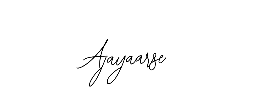 Use a signature maker to create a handwritten signature online. With this signature software, you can design (Bearetta-2O07w) your own signature for name Ajayaarse. Ajayaarse signature style 12 images and pictures png