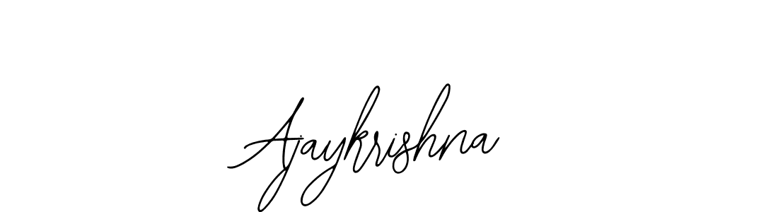 Also we have Ajaykrishna name is the best signature style. Create professional handwritten signature collection using Bearetta-2O07w autograph style. Ajaykrishna signature style 12 images and pictures png