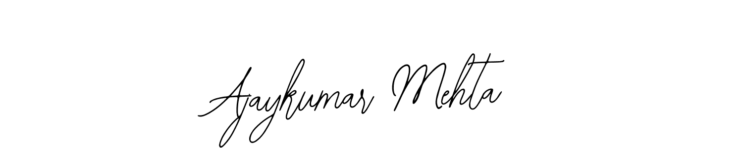 It looks lik you need a new signature style for name Ajaykumar Mehta. Design unique handwritten (Bearetta-2O07w) signature with our free signature maker in just a few clicks. Ajaykumar Mehta signature style 12 images and pictures png