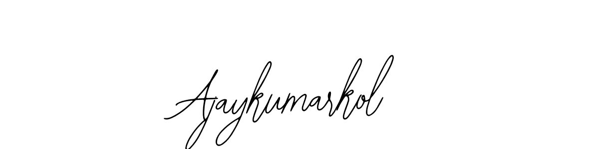 Also we have Ajaykumarkol name is the best signature style. Create professional handwritten signature collection using Bearetta-2O07w autograph style. Ajaykumarkol signature style 12 images and pictures png