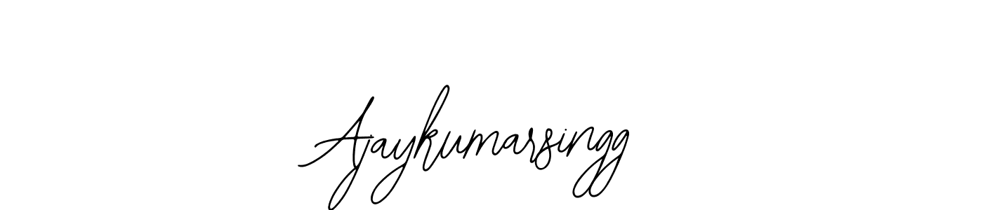 Bearetta-2O07w is a professional signature style that is perfect for those who want to add a touch of class to their signature. It is also a great choice for those who want to make their signature more unique. Get Ajaykumarsingg name to fancy signature for free. Ajaykumarsingg signature style 12 images and pictures png
