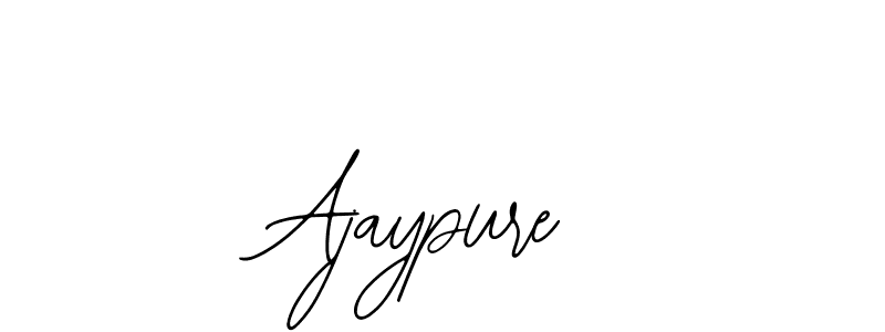 Use a signature maker to create a handwritten signature online. With this signature software, you can design (Bearetta-2O07w) your own signature for name Ajaypure. Ajaypure signature style 12 images and pictures png