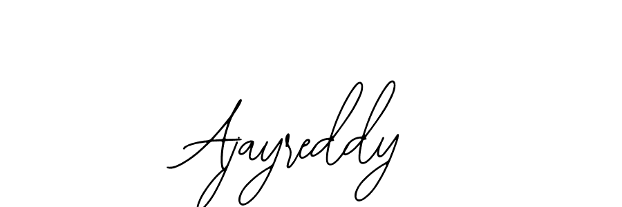 Design your own signature with our free online signature maker. With this signature software, you can create a handwritten (Bearetta-2O07w) signature for name Ajayreddy. Ajayreddy signature style 12 images and pictures png