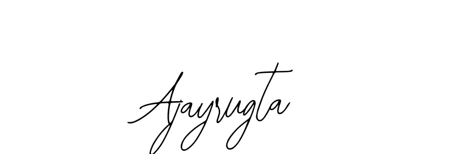 How to make Ajayrugta signature? Bearetta-2O07w is a professional autograph style. Create handwritten signature for Ajayrugta name. Ajayrugta signature style 12 images and pictures png