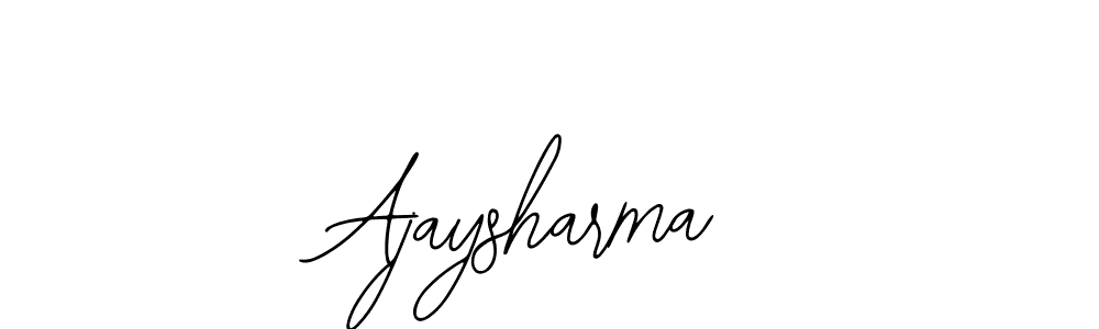 Make a beautiful signature design for name Ajaysharma. With this signature (Bearetta-2O07w) style, you can create a handwritten signature for free. Ajaysharma signature style 12 images and pictures png