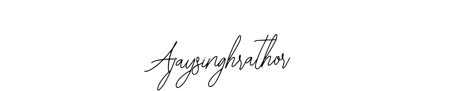 Design your own signature with our free online signature maker. With this signature software, you can create a handwritten (Bearetta-2O07w) signature for name Ajaysinghrathor. Ajaysinghrathor signature style 12 images and pictures png