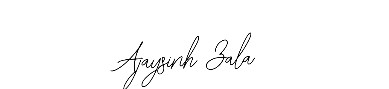 How to make Ajaysinh Zala signature? Bearetta-2O07w is a professional autograph style. Create handwritten signature for Ajaysinh Zala name. Ajaysinh Zala signature style 12 images and pictures png