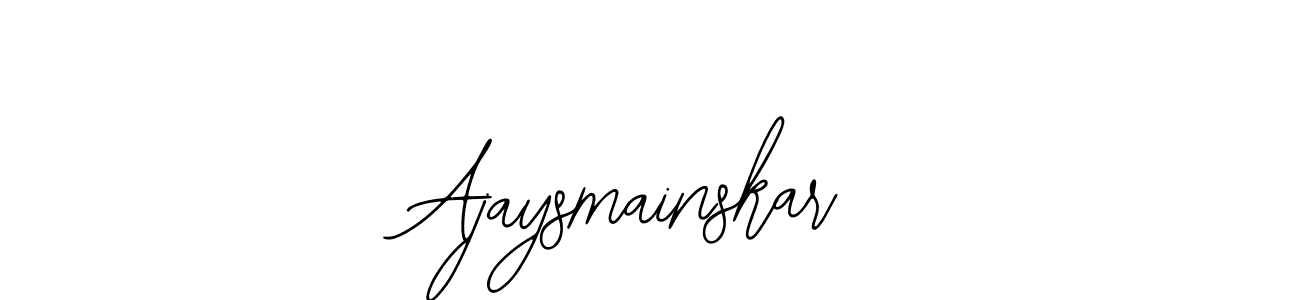 It looks lik you need a new signature style for name Ajaysmainskar. Design unique handwritten (Bearetta-2O07w) signature with our free signature maker in just a few clicks. Ajaysmainskar signature style 12 images and pictures png
