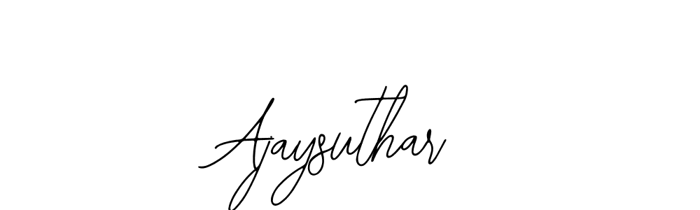 Ajaysuthar stylish signature style. Best Handwritten Sign (Bearetta-2O07w) for my name. Handwritten Signature Collection Ideas for my name Ajaysuthar. Ajaysuthar signature style 12 images and pictures png