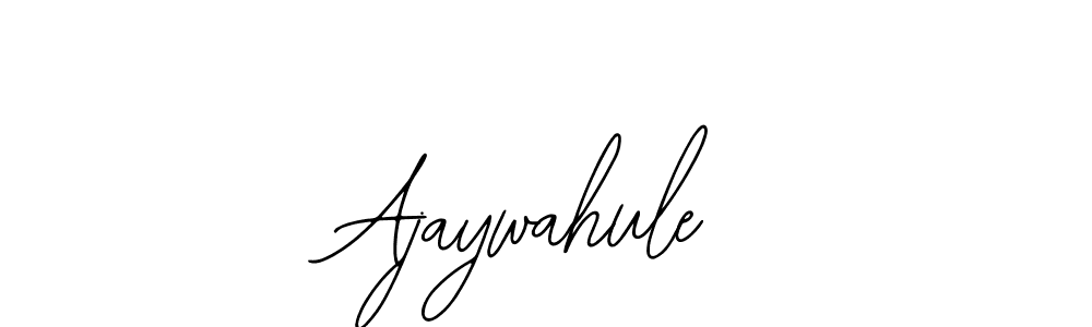 Design your own signature with our free online signature maker. With this signature software, you can create a handwritten (Bearetta-2O07w) signature for name Ajaywahule. Ajaywahule signature style 12 images and pictures png