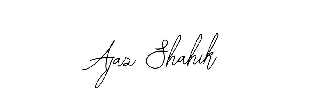 Make a short Ajaz Shahik signature style. Manage your documents anywhere anytime using Bearetta-2O07w. Create and add eSignatures, submit forms, share and send files easily. Ajaz Shahik signature style 12 images and pictures png