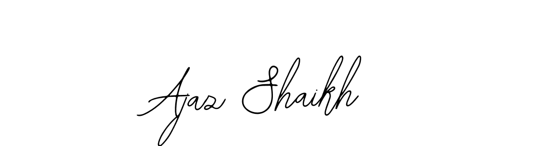 Create a beautiful signature design for name Ajaz Shaikh. With this signature (Bearetta-2O07w) fonts, you can make a handwritten signature for free. Ajaz Shaikh signature style 12 images and pictures png