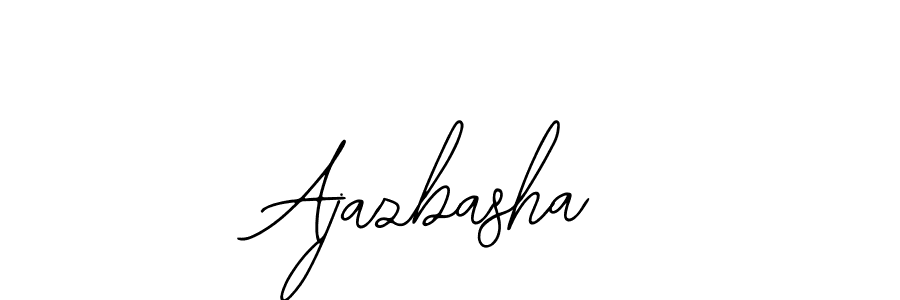 You can use this online signature creator to create a handwritten signature for the name Ajazbasha. This is the best online autograph maker. Ajazbasha signature style 12 images and pictures png