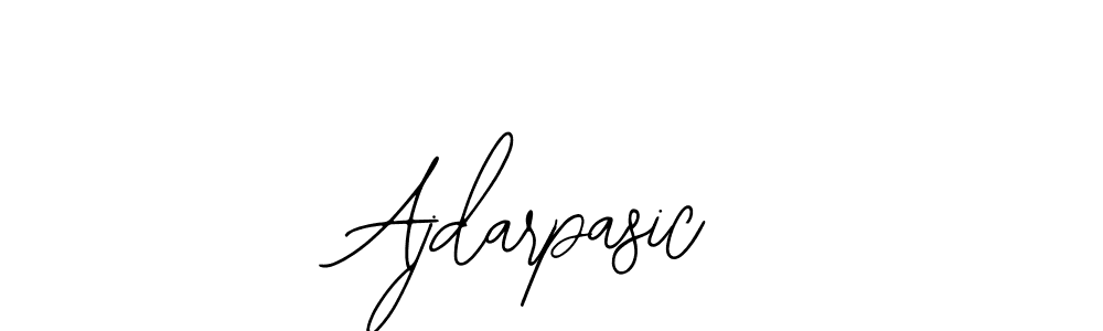 How to make Ajdarpasic signature? Bearetta-2O07w is a professional autograph style. Create handwritten signature for Ajdarpasic name. Ajdarpasic signature style 12 images and pictures png