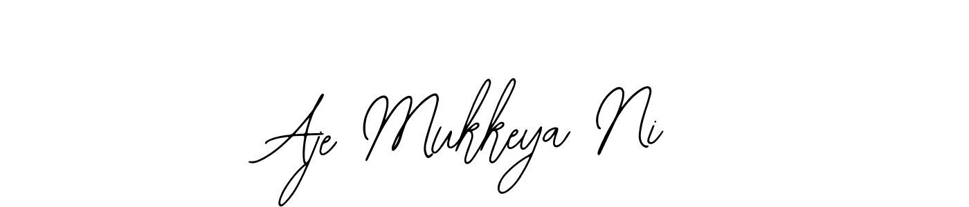 Here are the top 10 professional signature styles for the name Aje Mukkeya Ni. These are the best autograph styles you can use for your name. Aje Mukkeya Ni signature style 12 images and pictures png