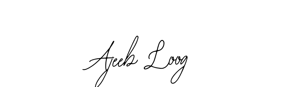 Ajeeb Loog stylish signature style. Best Handwritten Sign (Bearetta-2O07w) for my name. Handwritten Signature Collection Ideas for my name Ajeeb Loog. Ajeeb Loog signature style 12 images and pictures png