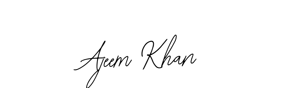 How to make Ajeem Khan signature? Bearetta-2O07w is a professional autograph style. Create handwritten signature for Ajeem Khan name. Ajeem Khan signature style 12 images and pictures png