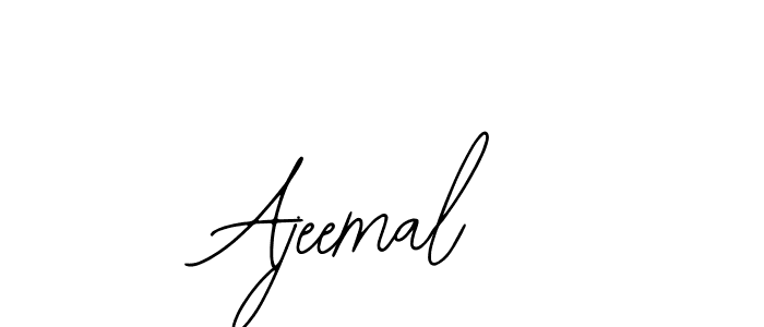 Also we have Ajeemal name is the best signature style. Create professional handwritten signature collection using Bearetta-2O07w autograph style. Ajeemal signature style 12 images and pictures png