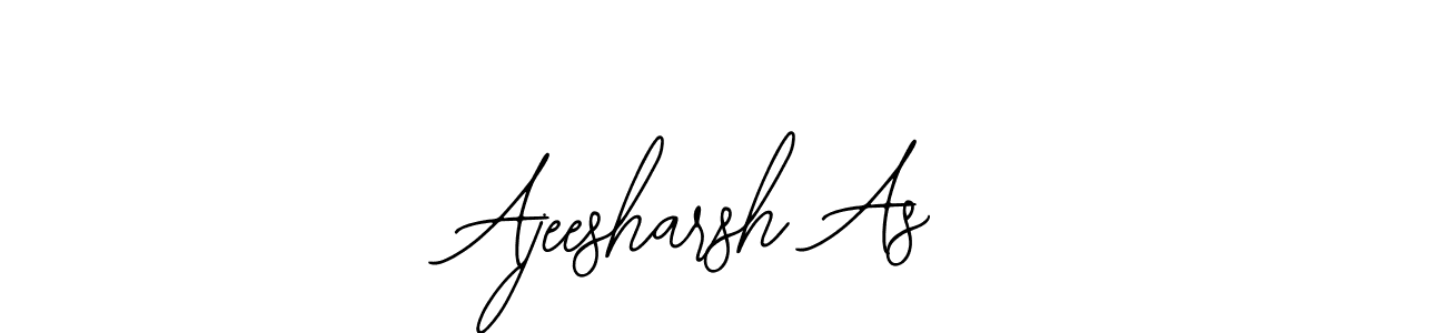 The best way (Bearetta-2O07w) to make a short signature is to pick only two or three words in your name. The name Ajeesharsh As include a total of six letters. For converting this name. Ajeesharsh As signature style 12 images and pictures png