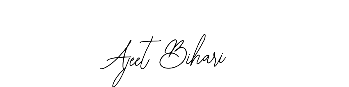 This is the best signature style for the Ajeet Bihari name. Also you like these signature font (Bearetta-2O07w). Mix name signature. Ajeet Bihari signature style 12 images and pictures png