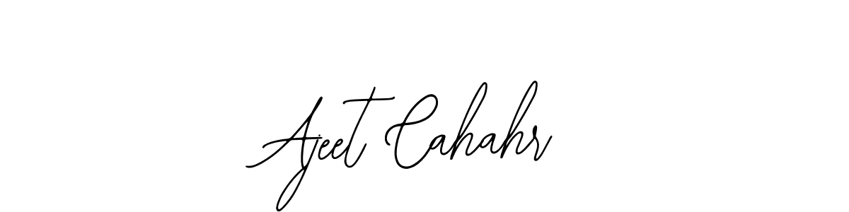 Design your own signature with our free online signature maker. With this signature software, you can create a handwritten (Bearetta-2O07w) signature for name Ajeet Cahahr. Ajeet Cahahr signature style 12 images and pictures png
