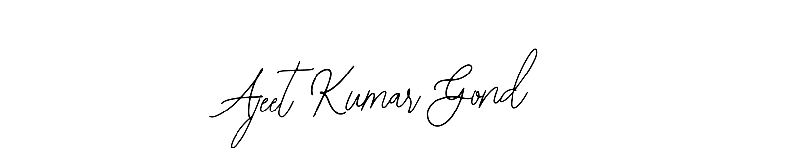 Design your own signature with our free online signature maker. With this signature software, you can create a handwritten (Bearetta-2O07w) signature for name Ajeet Kumar Gond. Ajeet Kumar Gond signature style 12 images and pictures png