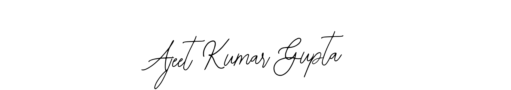 Use a signature maker to create a handwritten signature online. With this signature software, you can design (Bearetta-2O07w) your own signature for name Ajeet Kumar Gupta. Ajeet Kumar Gupta signature style 12 images and pictures png